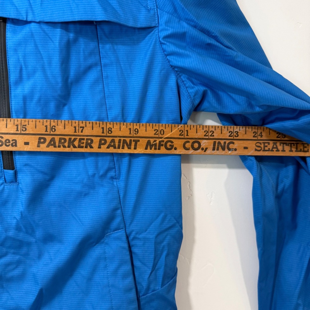 Lululemon Mens Relay Full Zip Jacket Large Blue Good Ripstop Lightweight - Picture 7 of 9
